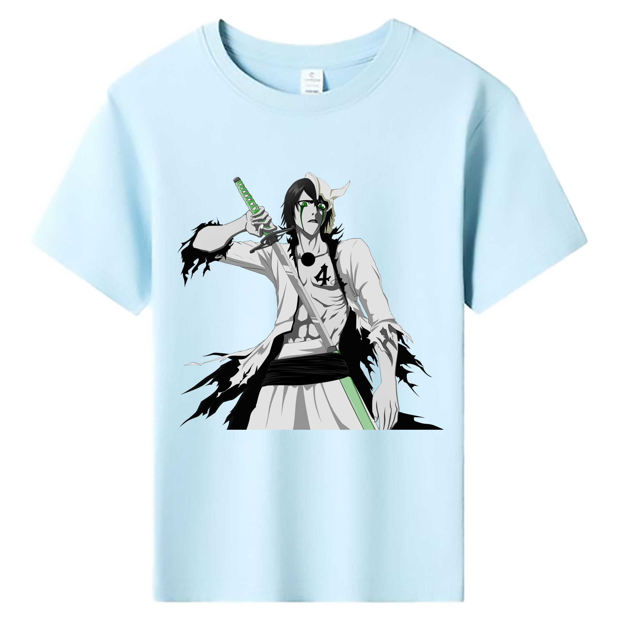 （画像用） ブリーチ ウルキオラ·シファー BLEACH Ulquiorra cifer 綿100％キッズTシャツ（フロントプリント）